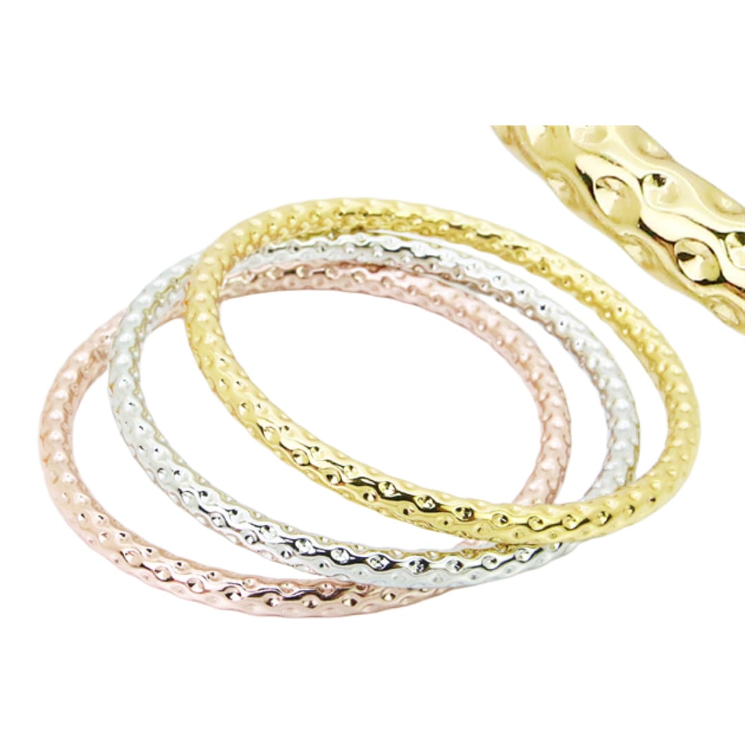Trio Twist Bangle