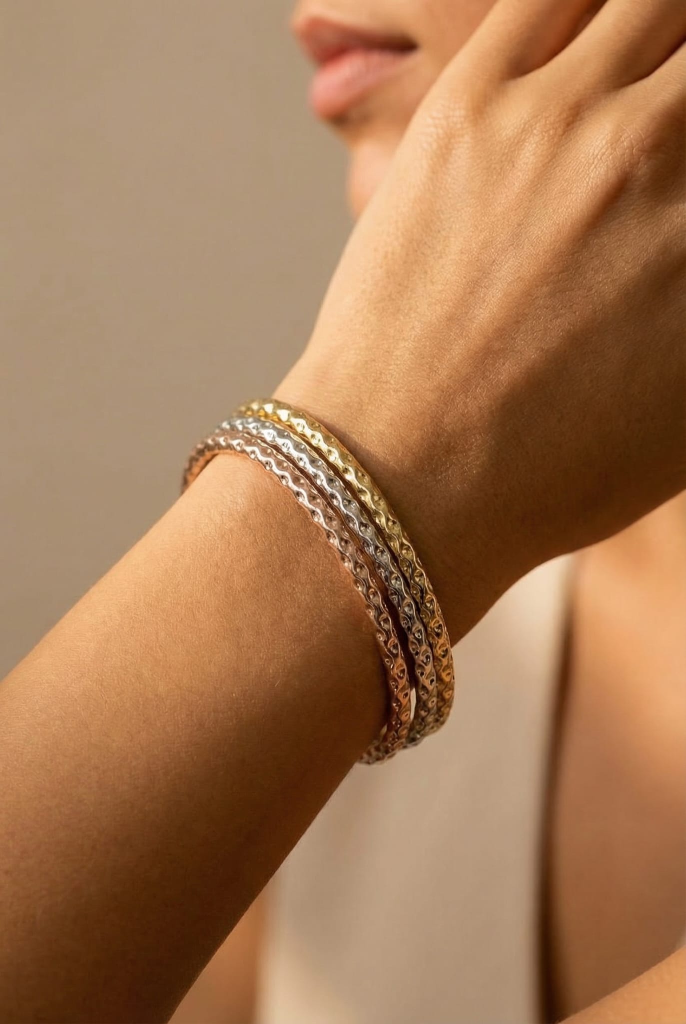 Trio Waves Bangles